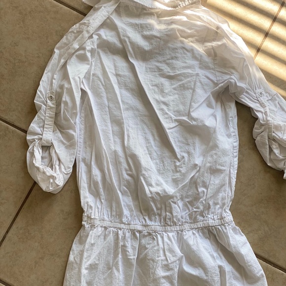 White converse cover up with tie waist - Picture 3 of 3